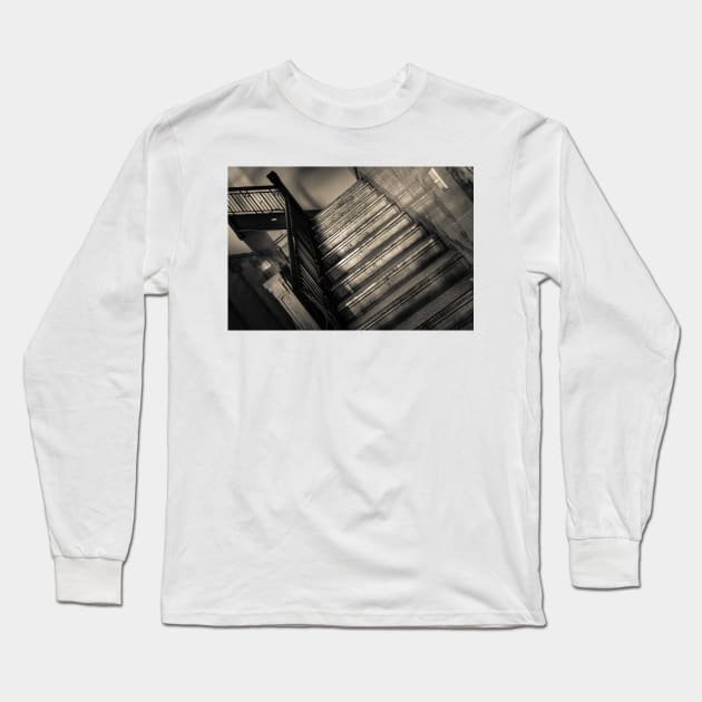 Stairs Tilt 1 Long Sleeve T-Shirt by Robert Alsop